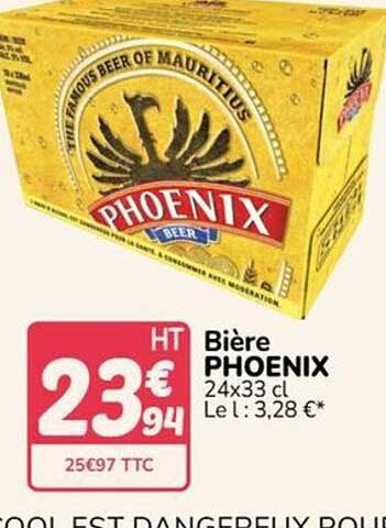 Bière PHOENIX 24x33 cl