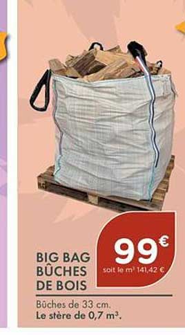 BIG BAG BÛCHES DE BOIS