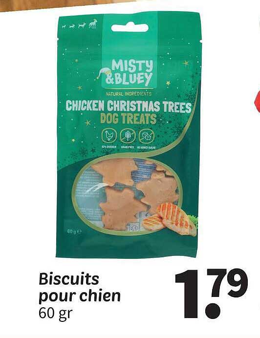 Biscuits pour chien 60 gr