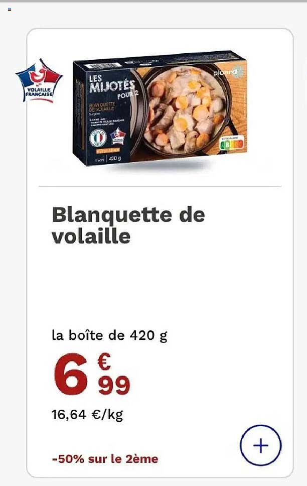 Blanquette de volaille