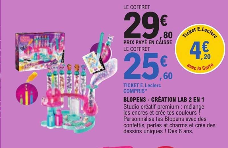 BLOPENS - CRÉATION LAB 2 EN 1