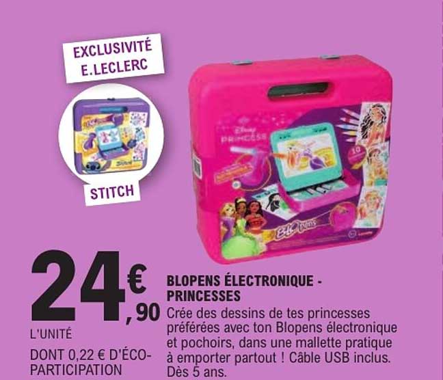 BLOPENS ÉLECTRONIQUE - PRINCESSES
