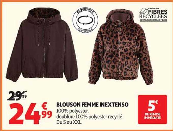 BLOUSON FEMME INEXTENSO