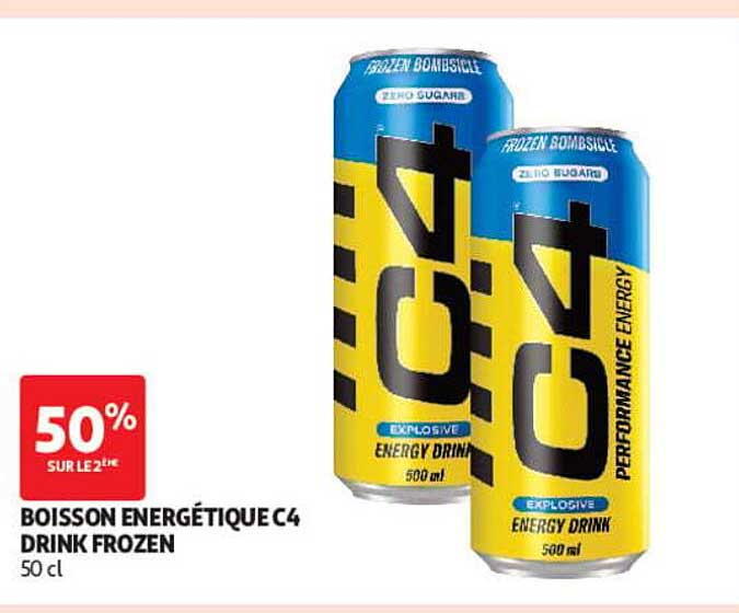 BOISSON ÉNERGÉTIQUE C4 DRINK FROZEN 50 cl