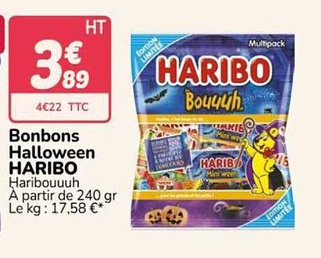Bonbons Halloween HARIBO Haribouuh