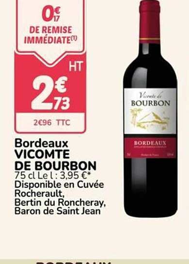 Bordeaux VICOMTE DE BOURBON