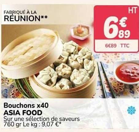 Bouchons x40 ASIA FOOD