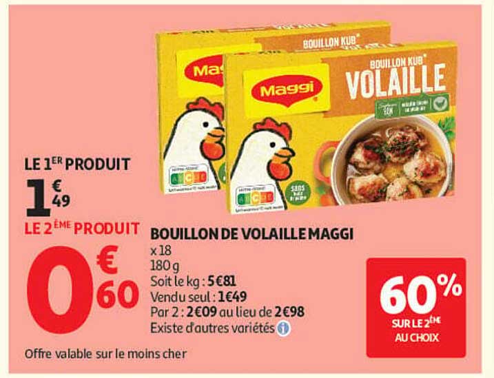 BOUILLON DE VOLAILLE MAGGI