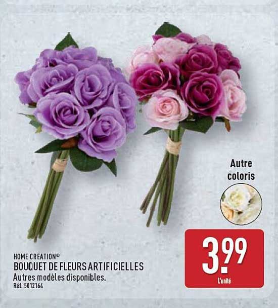 BOUQUET DE FLEURS ARTIFICIELLES