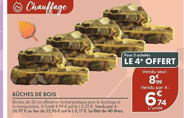 BÛCHES DE BOIS