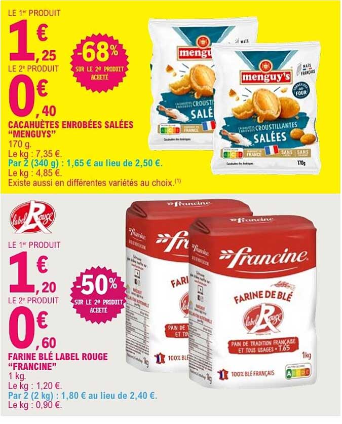 CACAHUÈTES ENROBÉES SALÉES “MENGUY’S”