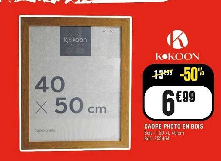 CADRE PHOTO EN BOIS