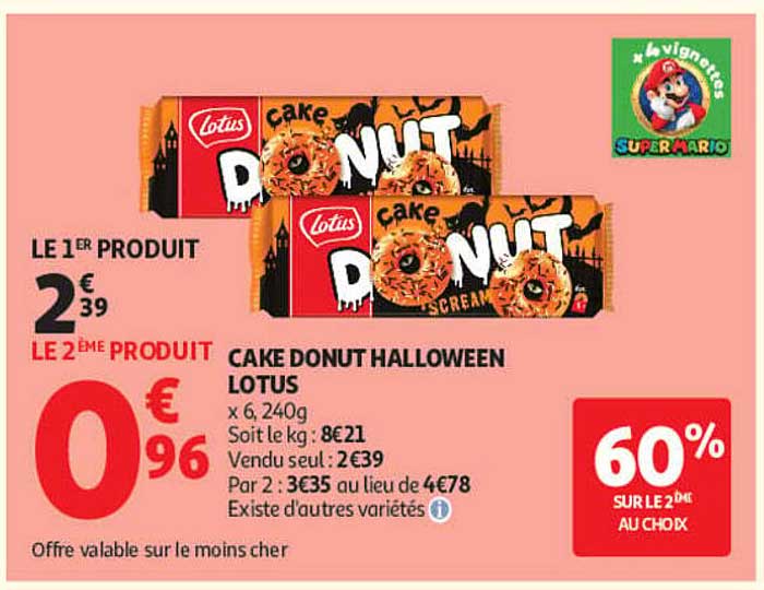 CAKE DONUT HALLOWEEN LOTUS