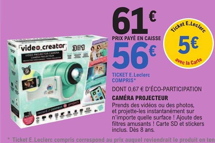 CAMÉRA PROJECTEUR