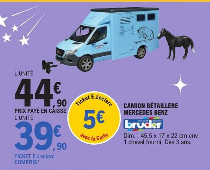 CAMION BÉTAILLERE MERCEDES BENZ
