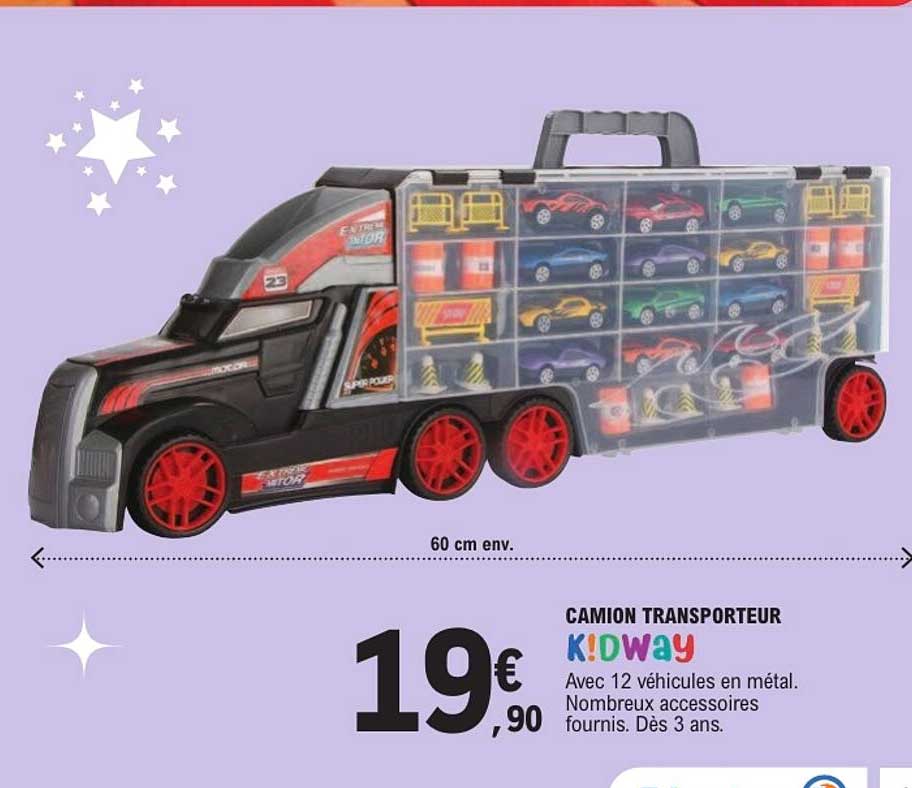 CAMION TRANSPORTEUR KIDWAY