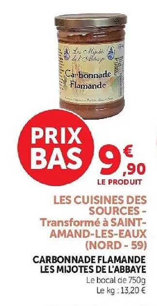 Carbonnade Flamande Les Mijotes de l'Abbaye