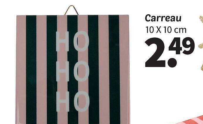 Carreau 10 X 10 cm