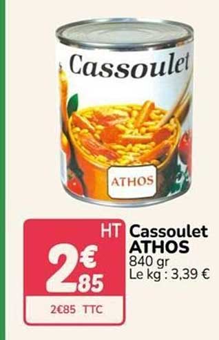 Cassoulet ATHOS 840 gr