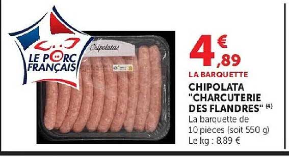 CHIPOLATA "CHARCUTERIE DES FLANDRES" (4)