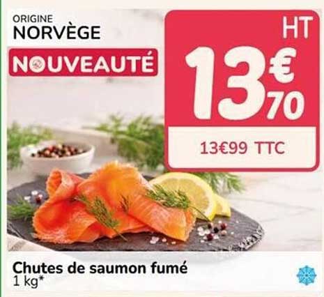CHUTES DE SAUMON FUMÉ 1 kg*