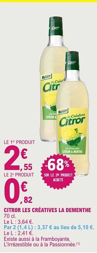 CITROR LES CRÉATIVES LA DEMENTHE