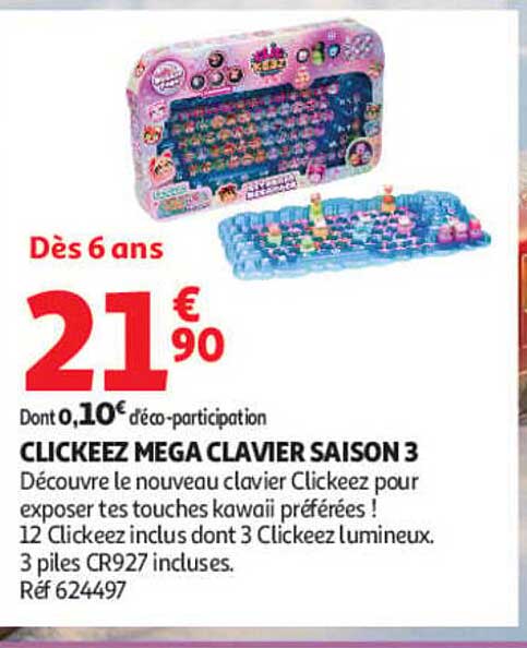 CLICKEEZ MEGA CLAVIER SAISON 3