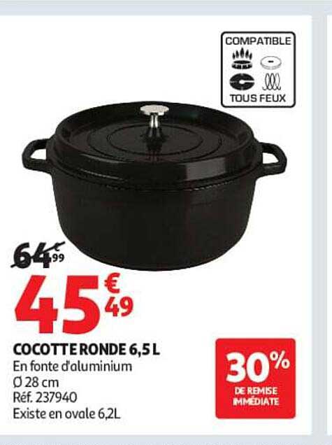 COCOTTE RONDE 6,5L