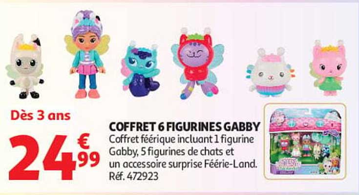 COFFRET 6 FIGURINES GABBY