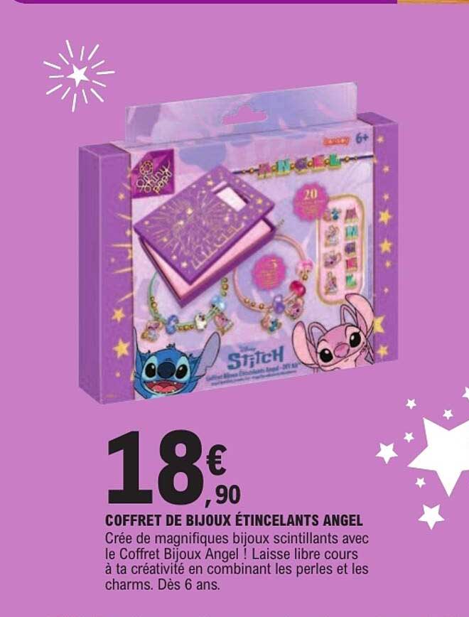 COFFRET DE BIJOUX ÉTINCELANTS ANGEL