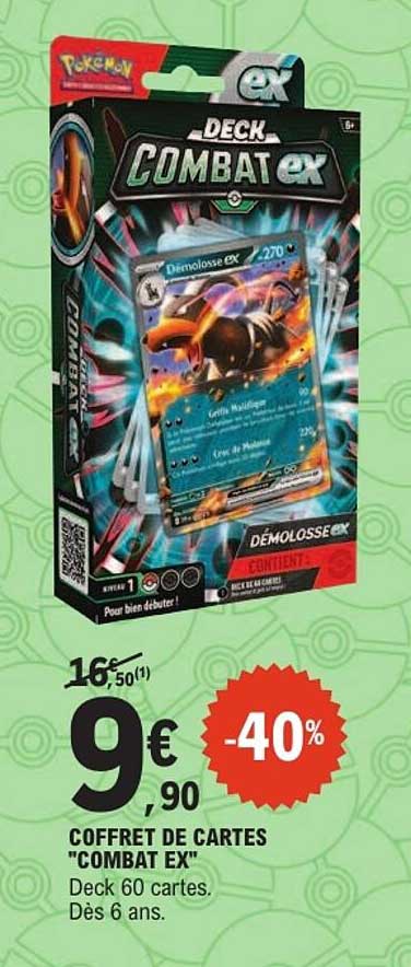COFFRET DE CARTES "COMBAT EX"