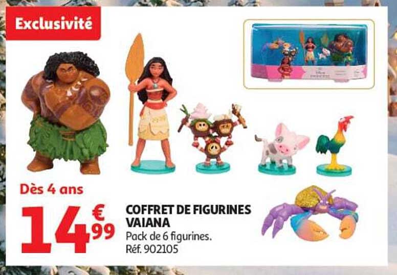 COFFRET DE FIGURINES VAIANA