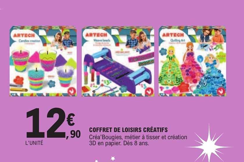 COFFRET DE LOISIRS CRÉATIFS