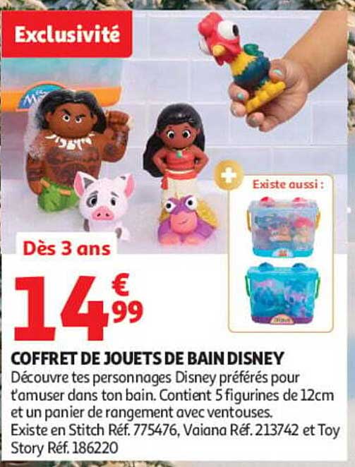 COFFRET DE TOUETS DE BAIN DISNEY