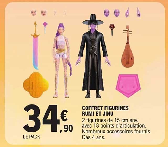 COFFRET FIGURINES RUMI ET JINU