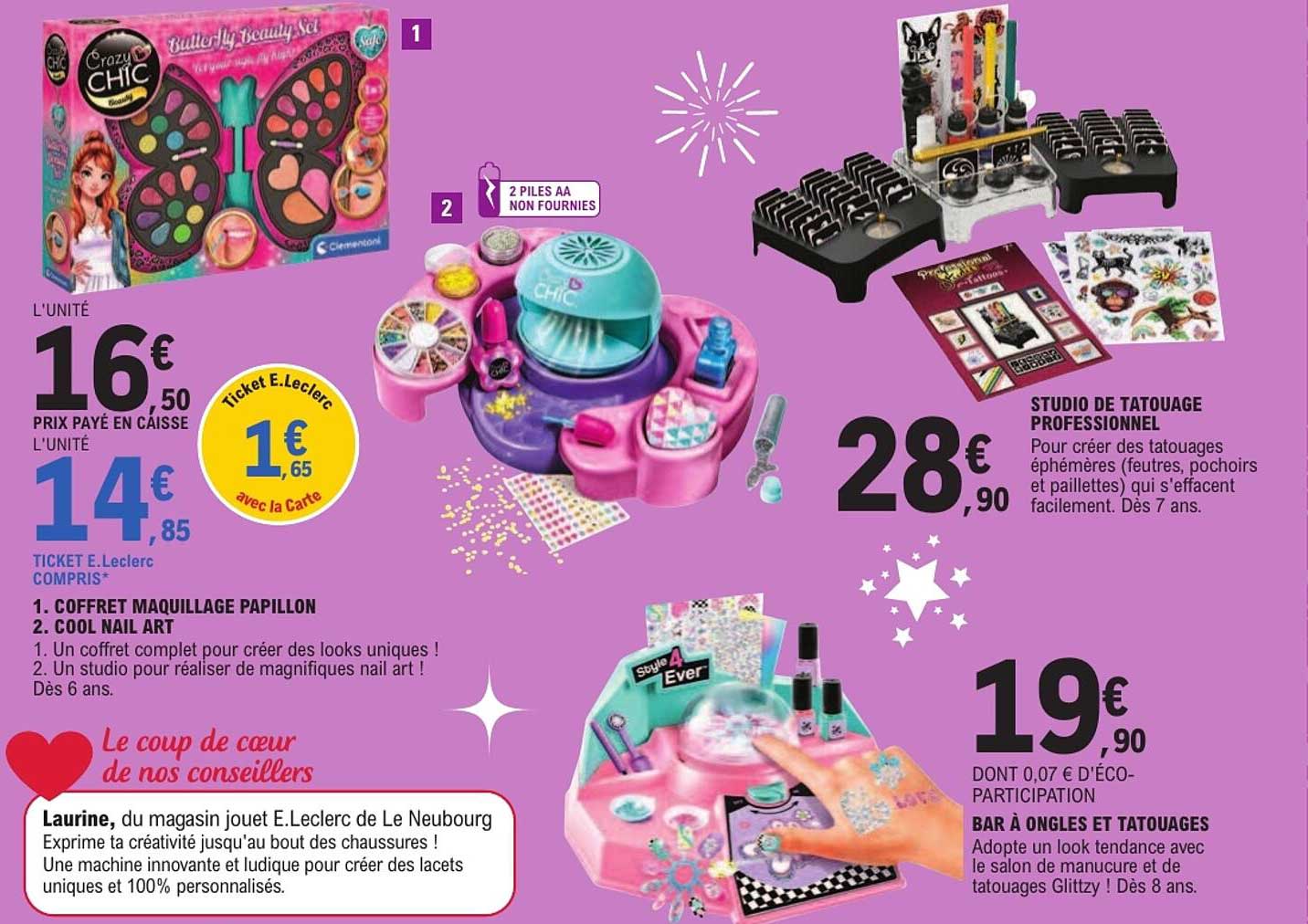 COFFRET MAQUILLAGE PAPILLON