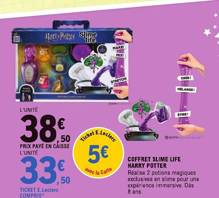 COFFRET SLIME LIFE HARRY POTTER