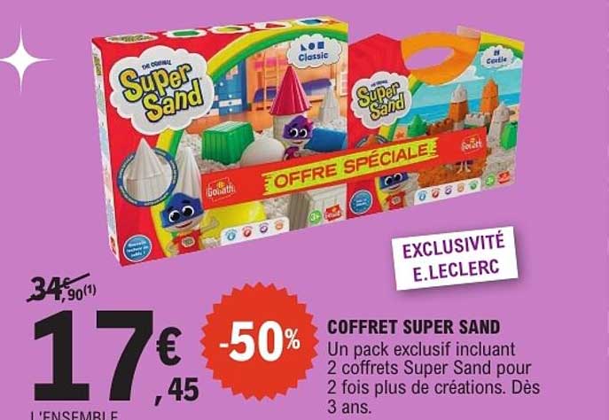 COFFRET SUPER SAND