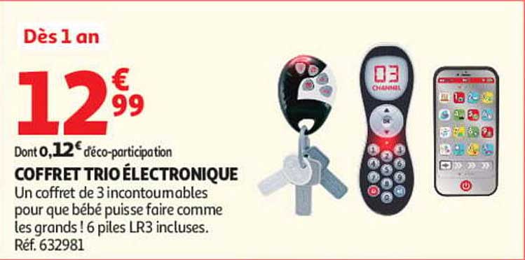 COFFRET TRIO ÉLECTRONIQUE
