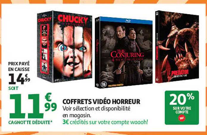 COFFRETS VIDÉO HORREUR