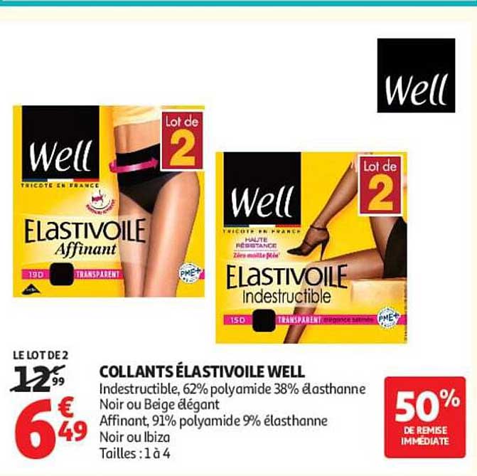COLLANTS ÉLASTIVOILE WELL