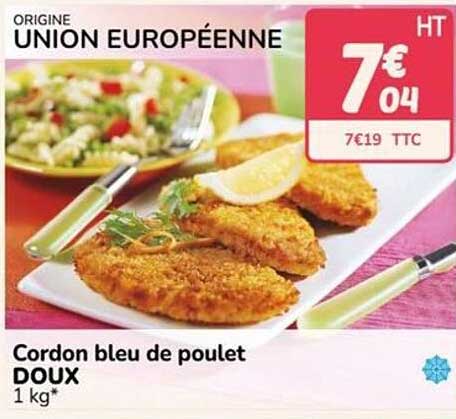 Cordon bleu de poulet DOUX