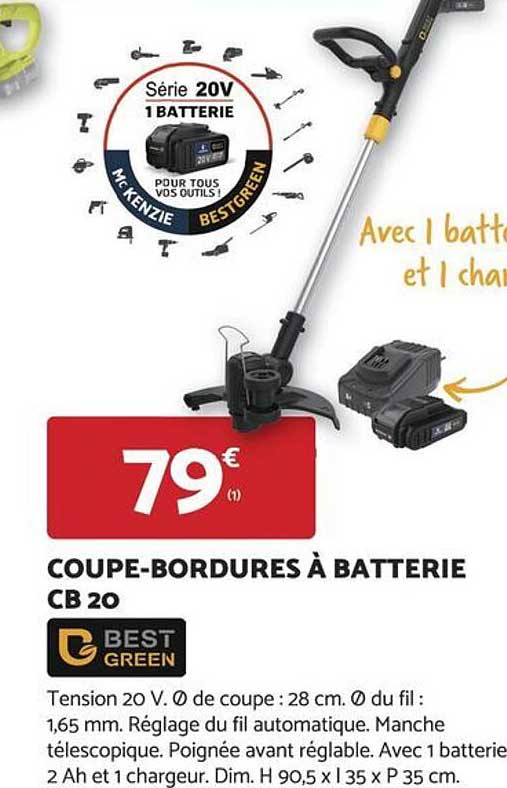 COUPE-BORDURES À BATTERIE CB 20