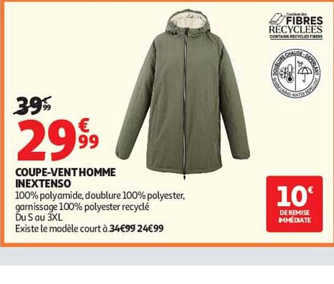 COUPE-VENT HOMME INEXTENSO