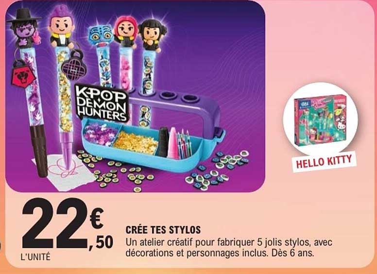 CRÉE TES STYLOS
