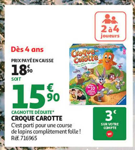 CROQUE CAROTTE