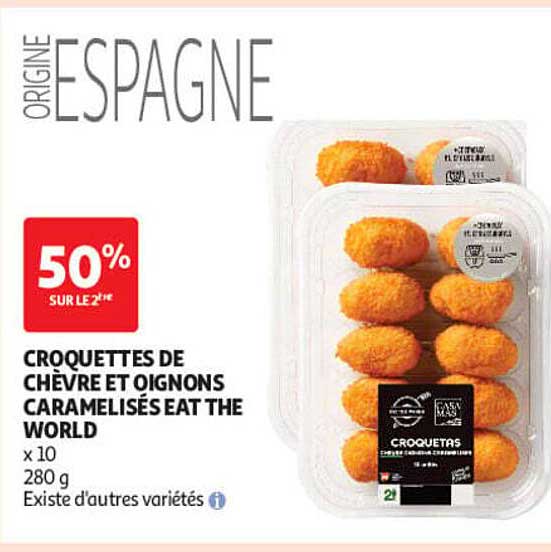 CROQUETTES DE CHÈVRE ET OIGNONS CARAMÉLISÉS EAT THE WORLD