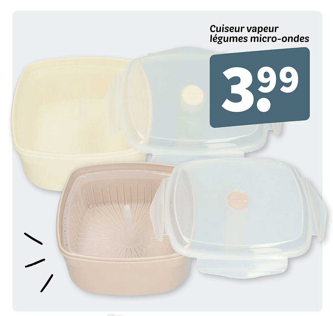 Cuiseur vapeur légumes micro-ondes