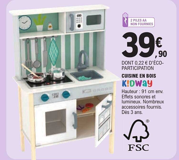 CUISINE EN BOIS KIDWAY