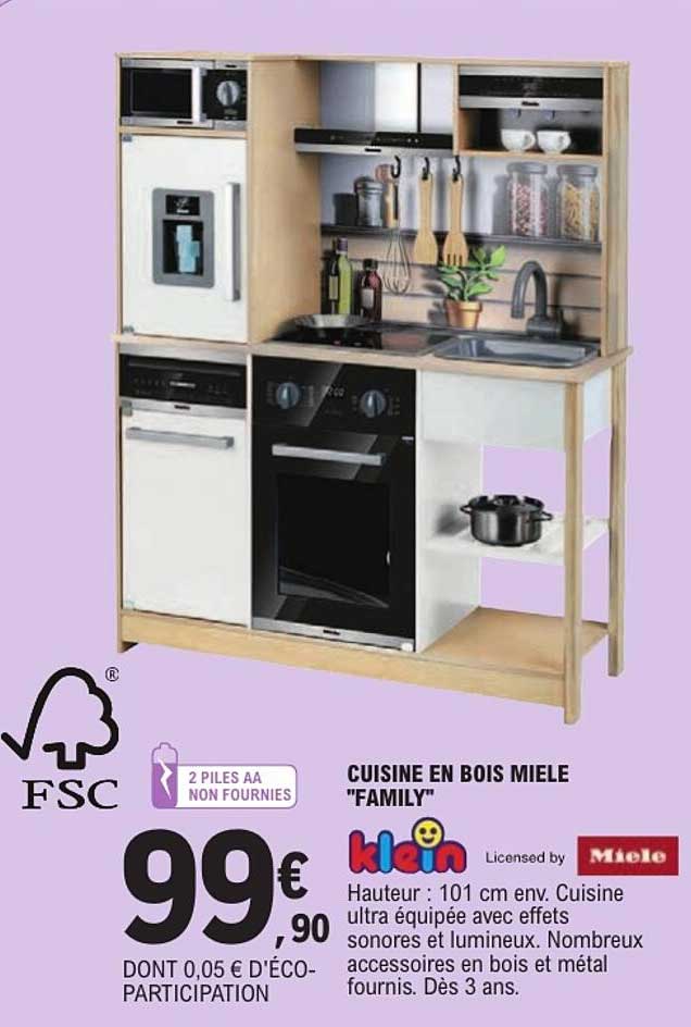 CUISINE EN BOIS MIELE "FAMILY"